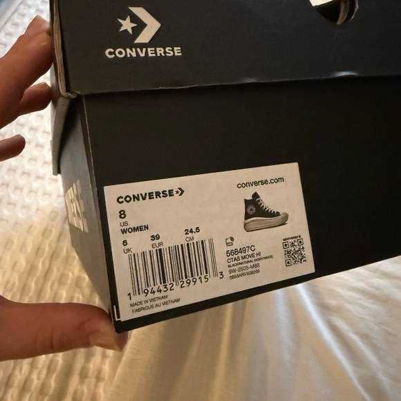 Converse Classic Black and White Sneakers - Picture 2 of 5